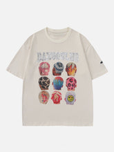 T-Shirt mit Graffiti-Print